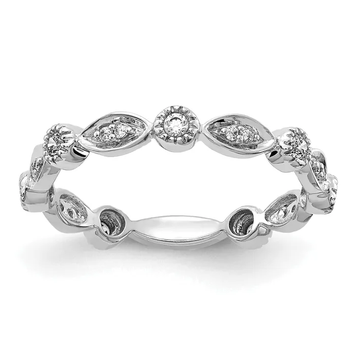 14k White Gold 15 Ct Lab Grown Diamond VSSI G Fashion Band Ring Goldia Rings 14k White Gold 15 Ct Lab Grown Diamond VSSI G Fashion Band Ring Goldia Rings