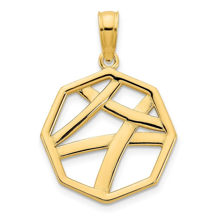 14k Yellow Gold Fancy Pendant Goldia PreStyled Sets