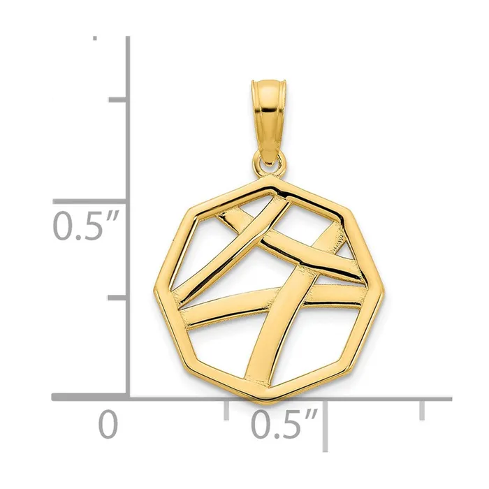 14k Yellow Gold Fancy Pendant Goldia PreStyled Sets