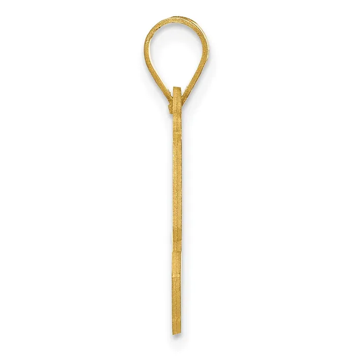 14k Yellow Gold Polished Etched Number 53 Pendant Goldia PreStyled Sets