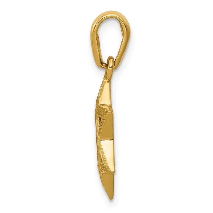 14k Yellow Gold Star of David Pendant Goldia Necklaces