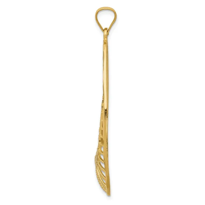 14k Yellow Rhodium Gold Rhodiumplated Oval Pendant Goldia Necklaces