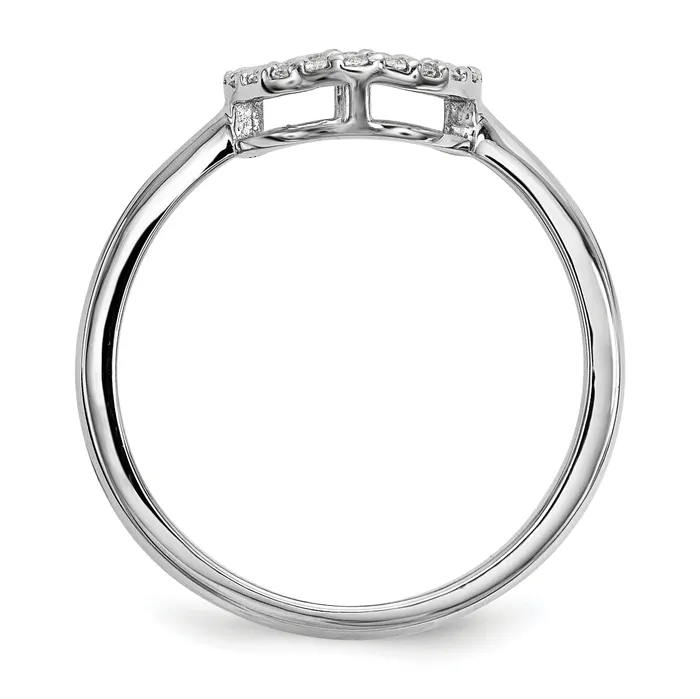 14kw Diamond Open Circle Ring Goldiacom Rings