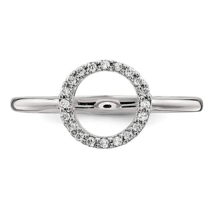 14kw Diamond Open Circle Ring Goldiacom Rings