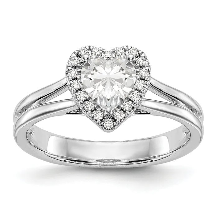 14kw Heart Halo Simulated Diamond Split Shank Engagement Ring Goldiacom Rings 14kw Heart Halo Simulated Diamond Split Shank Engagement Ring Goldiacom Rings