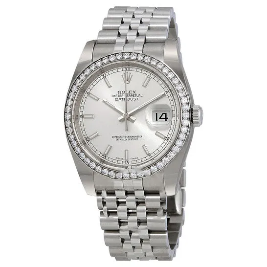 Bracelets Original Rolex Oyster Perpetual Datejust 36 Silver Dial Stainless Steel Jubilee Bracelet Automatic Ladies Watch 116244SSJ JMS always Bracelets Original Rolex Oyster Perpetual Datejust 36 Silver Dial Stainless Steel Jubilee Bracelet Automatic Ladies Watch 116244SSJ JMS always