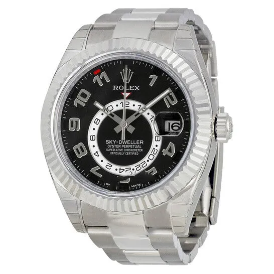 Bracelets Original Rolex Sky Dweller Black Dial 18K White Gold Oyster Bracelet Automatic Mens Watch 326939BKAO JMS always Bracelets Original Rolex Sky Dweller Black Dial 18K White Gold Oyster Bracelet Automatic Mens Watch 326939BKAO JMS always