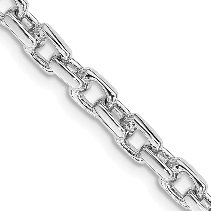 Bracelets Solid 14K White Gold 7 inch 46mm Hand Polished Fancy Link with Fancy Lobster Clasp Bracelet MDS Bracelets Solid 14K White Gold 7 inch 46mm Hand Polished Fancy Link with Fancy Lobster Clasp Bracelet MDS