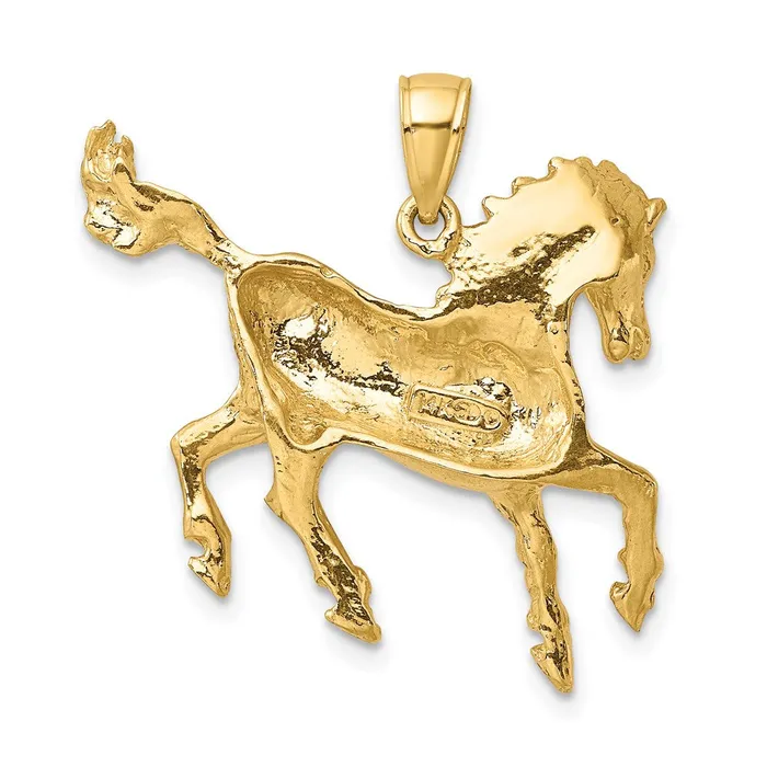 Charm Necklaces Goldia 14k Yellow Gold Horse Charm