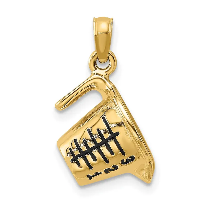 Charm Necklaces Goldia 14k Yellow Gold w Enamel 3D Measuring Cup Charm