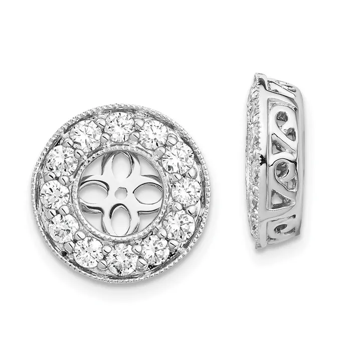 Earrings Goldia 14k White Gold True Origin Lab Grown Real Diamond VSSI D E F Earring Jackets Earrings Goldia 14k White Gold True Origin Lab Grown Real Diamond VSSI D E F Earring Jackets
