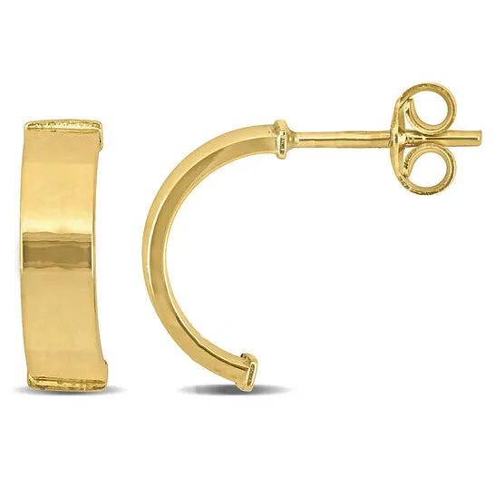 Earrings JMS always Original AMOUR Semihoop Earrings In 10K Yellow Gold