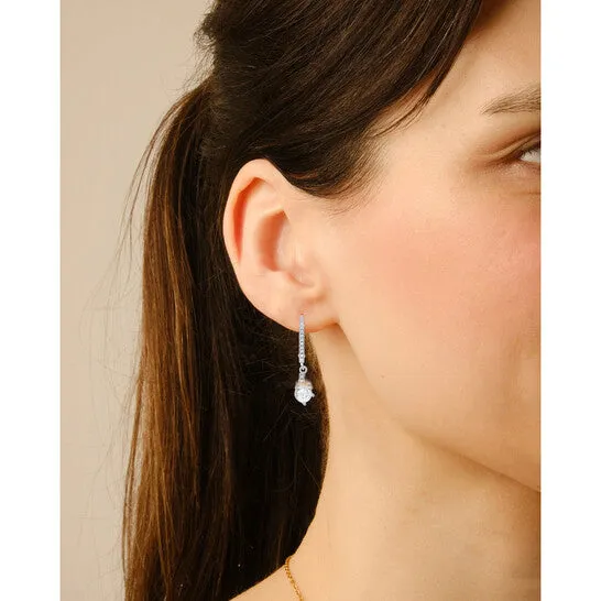 Earrings JMS always Original Kylie Harper Sterling Silver Petite Roundcut Cubic Zirconia CZ Leverback Earrings Earrings JMS always Original Kylie Harper Sterling Silver Petite Roundcut Cubic Zirconia CZ Leverback Earrings