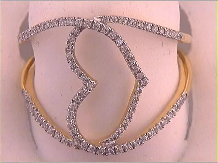 gndatlanta Rings 13 CTDiamond FASHION HEART RING