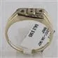 gndatlanta Rings 10k Yellow Gold Round Diamond Dad Father Ring 01 Cttw
