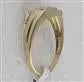 gndatlanta Rings 10k Yellow Gold Round Diamond Dad Father Ring 01 Cttw
