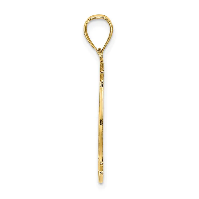 Goldia 14k Yellow Gold VFD DWIGHT MEMBER In Shield Charm Charm Necklaces
