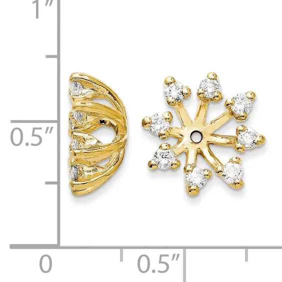goldiaca Earrings 14k VS Diamond Earring Jacket