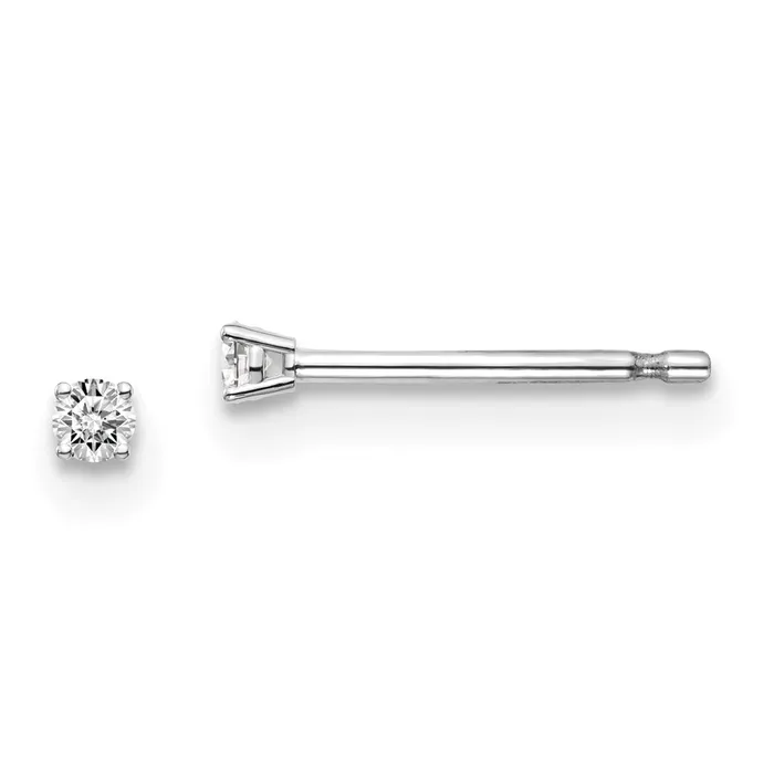 goldiaca Earrings 14kw 05ct I1 J K Diamond Stud Push on Post Earrings