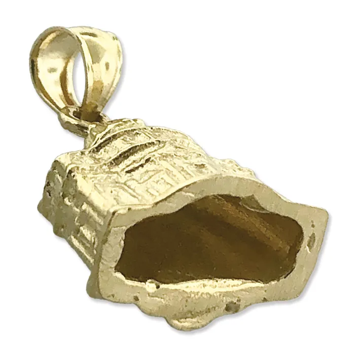 Goldia Charm Necklaces 14K Gold 3D Vatican Rome Charm
