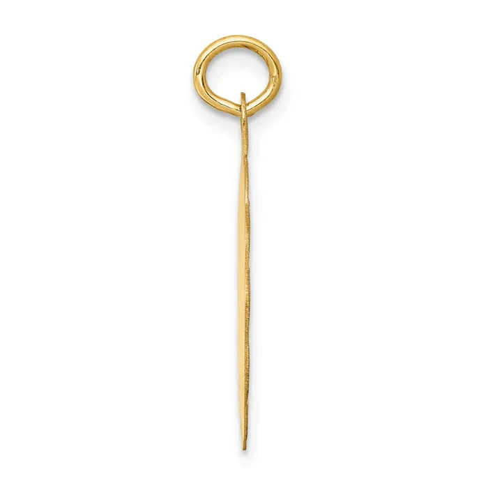 Goldia Charm Necklaces 14k Yellow Gold First Holy Communion Disc Charm