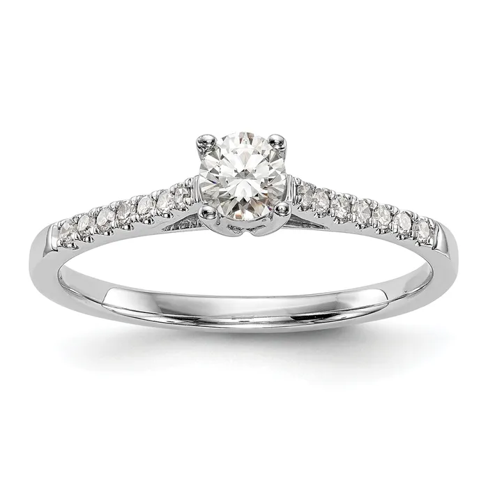Goldia First Promise 14k White Gold 15 Ct Lab Grown Diamond VSSI G Petite Engagement Ring Rings Goldia First Promise 14k White Gold 15 Ct Lab Grown Diamond VSSI G Petite Engagement Ring Rings