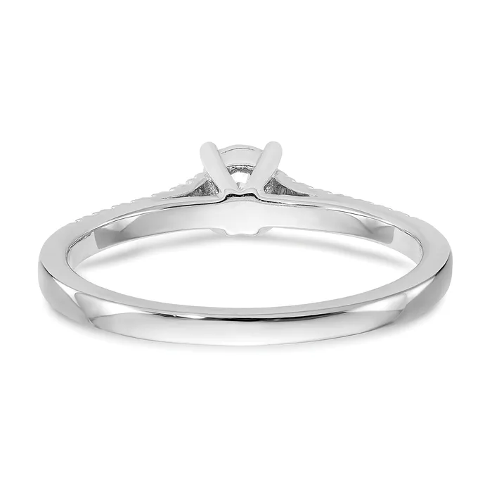 Goldia First Promise 14k White Gold 15 Ct Lab Grown Diamond VSSI G Petite Engagement Ring Rings