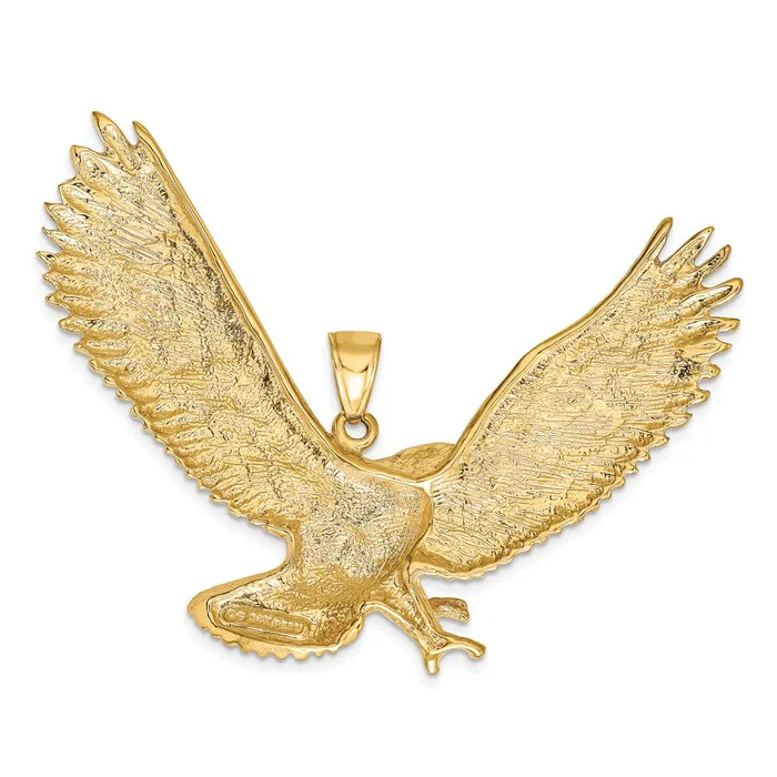 Goldia PreStyled Sets 14k Yellow Gold Eagle Pendant