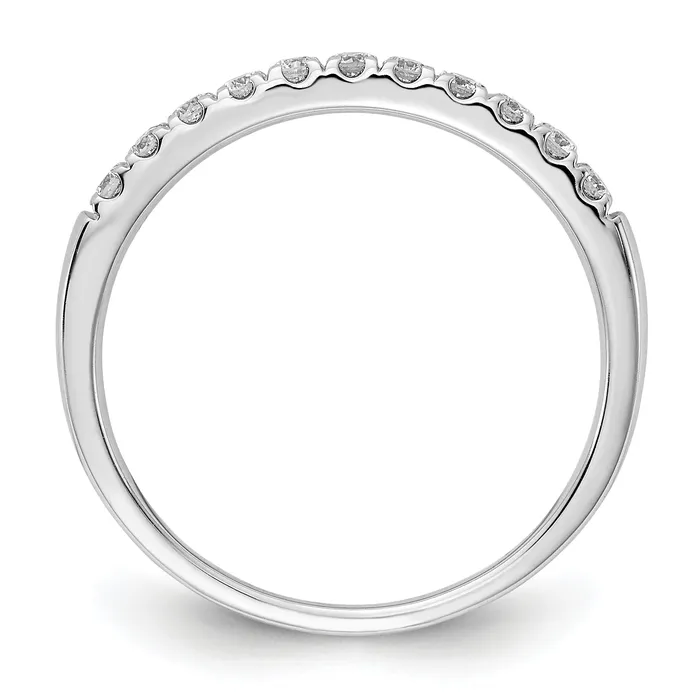 Goldia Rings 14k White Gold 14 Ct Lab Grown Diamond VSSI G Wedding Band Ring