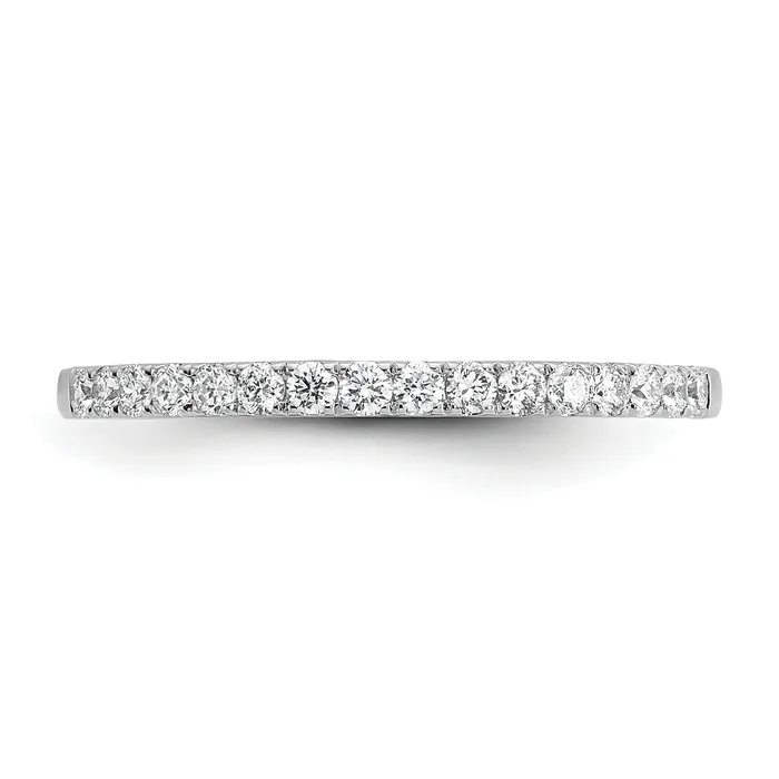 Goldia Rings 14k White Gold 14 Ct Lab Grown Diamond VSSI G Wedding Band Ring