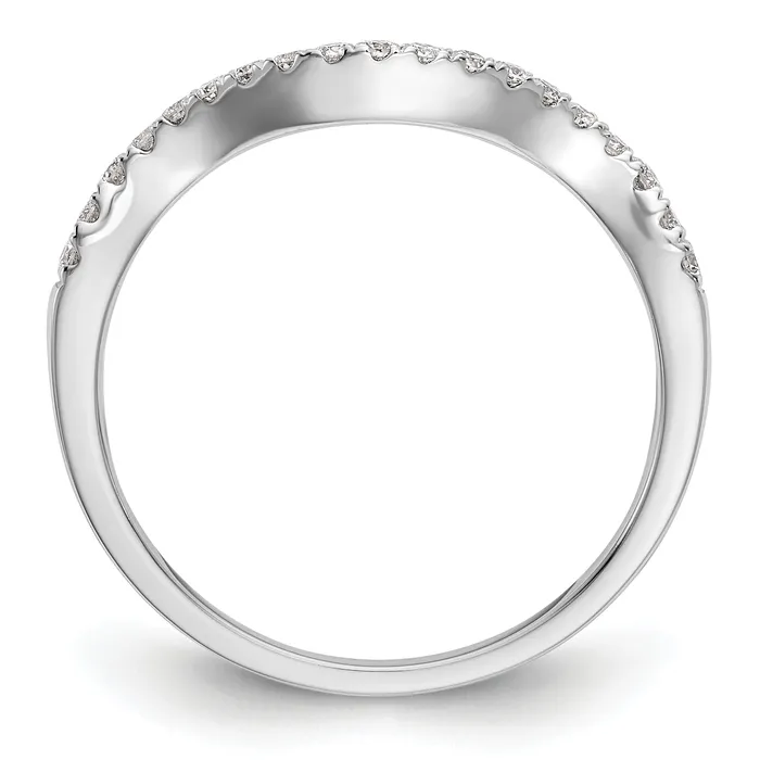 Goldia Rings 14k White Gold 15 Ct Lab Grown Diamond VSSI G Wedding Band Ring