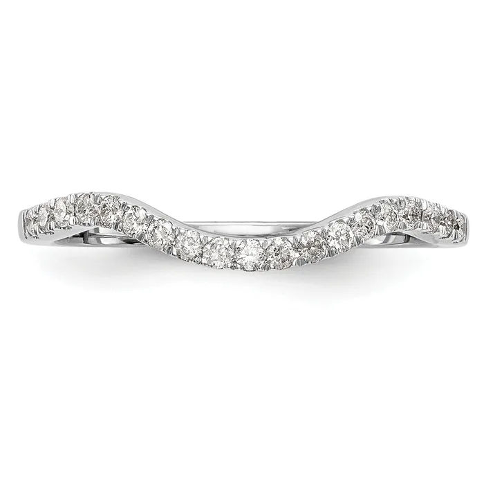 Goldia Rings 14k White Gold 15 Ct Lab Grown Diamond VSSI G Wedding Band Ring