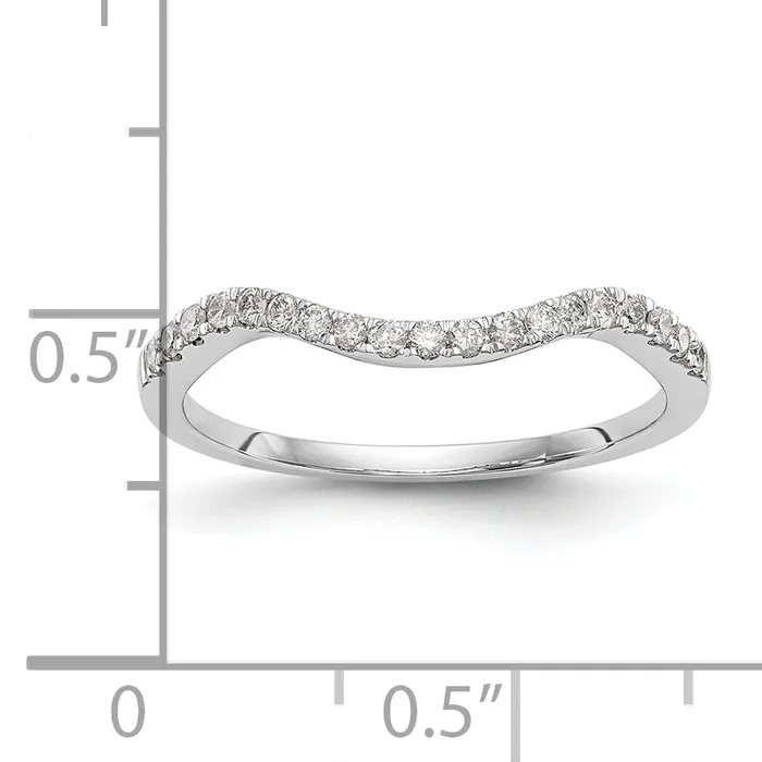 Goldia Rings 14k White Gold 15 Ct Lab Grown Diamond VSSI G Wedding Band Ring