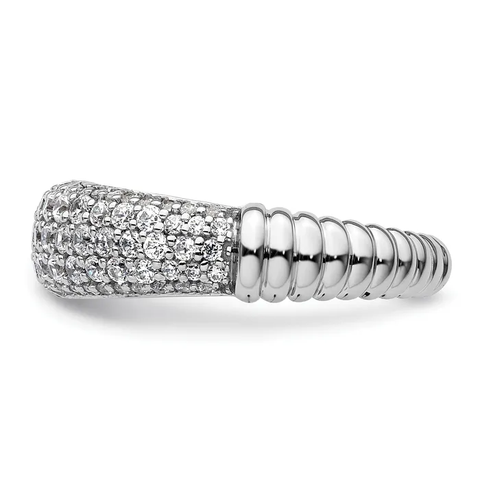 Goldia Rings 14K White Gold Lab Grown Diamond VSSI G Band Ring