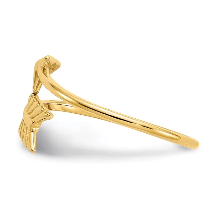 Goldia Rings 14K Yellow Gold Polished Arrow Ring