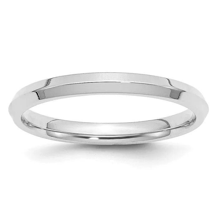 Goldia Rings Solid 10K White Gold 25mm Knife Edge Comfort Fit MensWomens Wedding Band Ring Size 45 Goldia Rings Solid 10K White Gold 25mm Knife Edge Comfort Fit MensWomens Wedding Band Ring Size 45