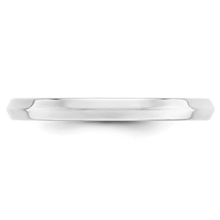 Goldia Rings Solid 10K White Gold 25mm Knife Edge Comfort Fit MensWomens Wedding Band Ring Size 45 Goldia Rings Solid 10K White Gold 25mm Knife Edge Comfort Fit MensWomens Wedding Band Ring Size 45