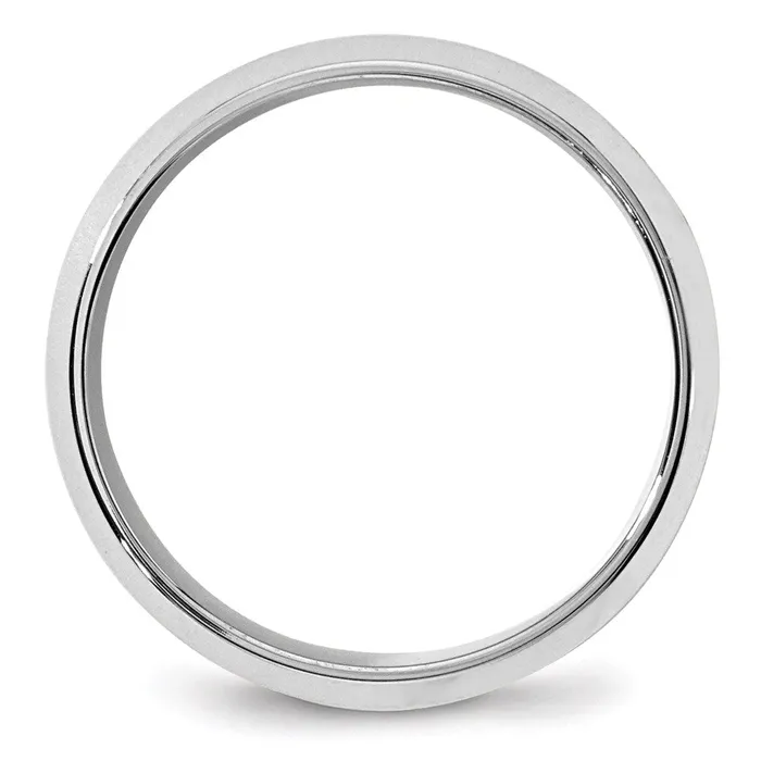 Goldia Rings Solid 10K White Gold 8mm Bevel Edge Comfort Fit MensWomens Wedding Band Ring Size 5 Goldia Rings Solid 10K White Gold 8mm Bevel Edge Comfort Fit MensWomens Wedding Band Ring Size 5
