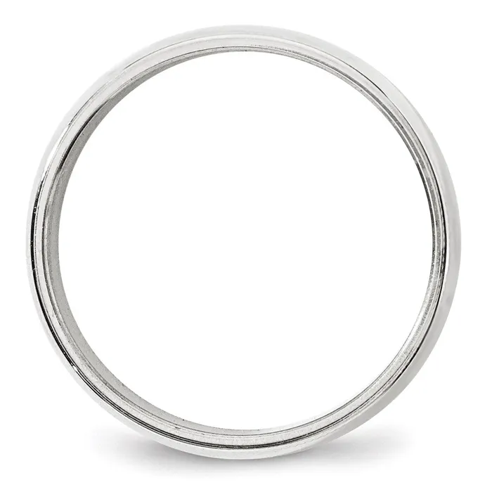 Goldia Rings Solid 10K White Gold 8mm Milgrain Half Round MensWomens Wedding Band Ring Size 9 Goldia Rings Solid 10K White Gold 8mm Milgrain Half Round MensWomens Wedding Band Ring Size 9