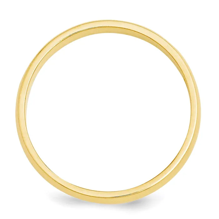 Goldia Rings Solid 10K Yellow Gold 3mm Half Round MensWomens Wedding Band Ring Size 135 Goldia Rings Solid 10K Yellow Gold 3mm Half Round MensWomens Wedding Band Ring Size 135