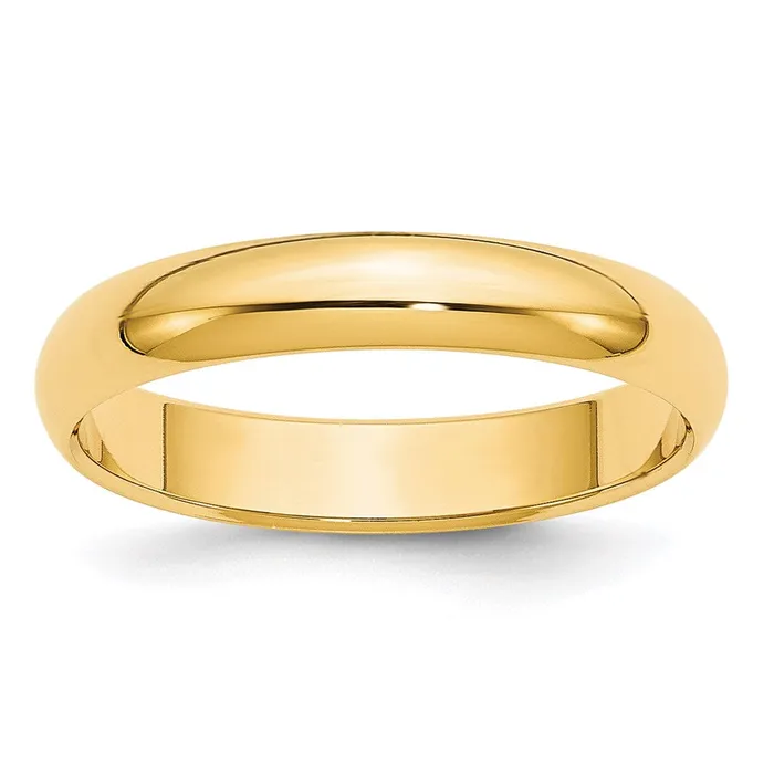 Goldia Rings Solid 10K Yellow Gold 4mm HalfRound Wedding MensWomens Wedding Band Ring Size 65 Goldia Rings Solid 10K Yellow Gold 4mm HalfRound Wedding MensWomens Wedding Band Ring Size 65