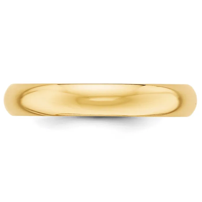 Goldia Rings Solid 10K Yellow Gold 4mm HalfRound Wedding MensWomens Wedding Band Ring Size 65 Goldia Rings Solid 10K Yellow Gold 4mm HalfRound Wedding MensWomens Wedding Band Ring Size 65