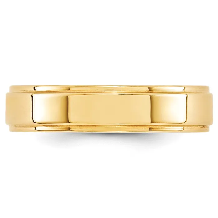 Goldia Rings Solid 10K Yellow Gold 5mm Flat with Step Edge MensWomens Wedding Band Ring Size 75 Goldia Rings Solid 10K Yellow Gold 5mm Flat with Step Edge MensWomens Wedding Band Ring Size 75