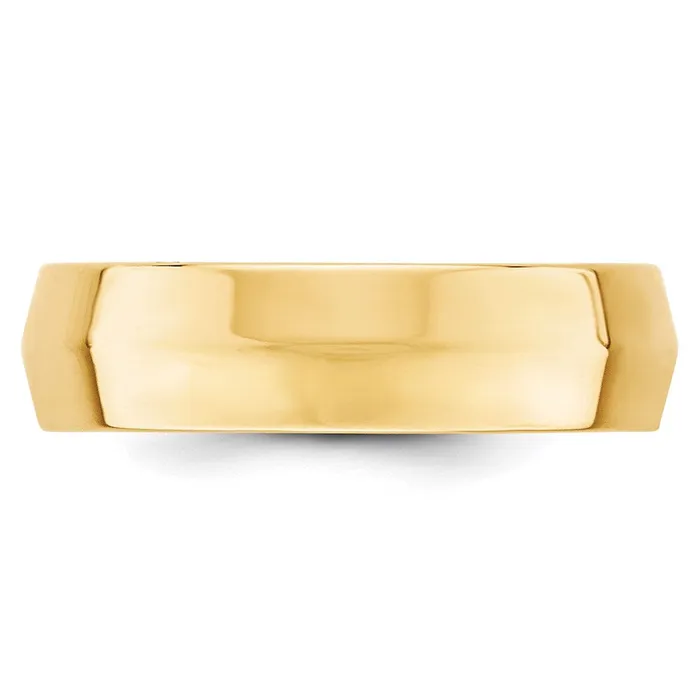 Goldia Rings Solid 10K Yellow Gold 6mm Knife Edge Comfort Fit MensWomens Wedding Band Ring Size 65 Goldia Rings Solid 10K Yellow Gold 6mm Knife Edge Comfort Fit MensWomens Wedding Band Ring Size 65