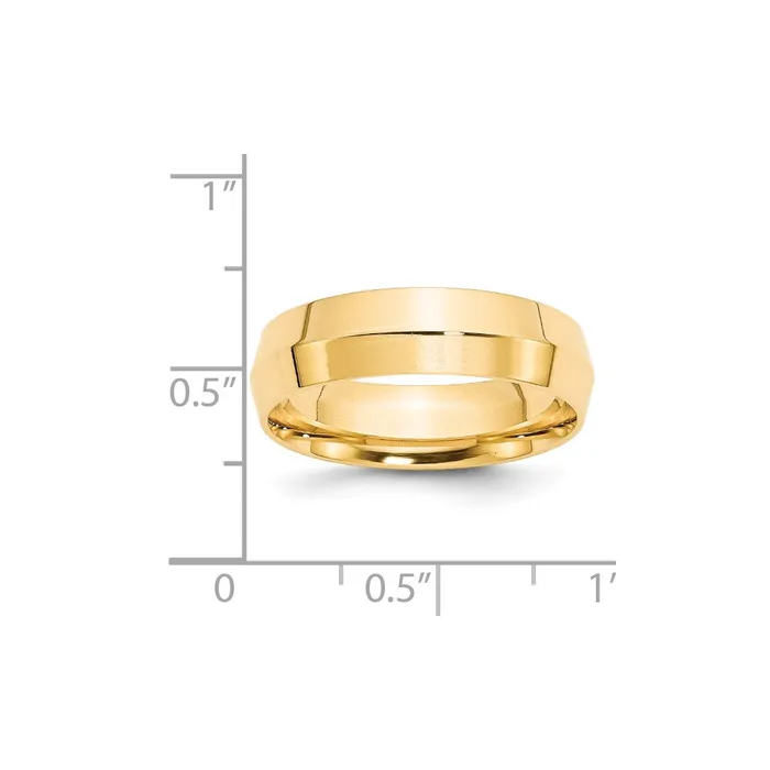 Goldia Rings Solid 10K Yellow Gold 6mm Knife Edge Comfort Fit MensWomens Wedding Band Ring Size 65 Goldia Rings Solid 10K Yellow Gold 6mm Knife Edge Comfort Fit MensWomens Wedding Band Ring Size 65