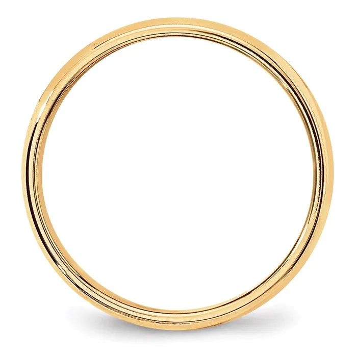 Goldia Rings Solid 10K Yellow Gold 6mm Light Weight Milgrain Half Round MensWomens Wedding Band Ring Size 10 Goldia Rings Solid 10K Yellow Gold 6mm Light Weight Milgrain Half Round MensWomens Wedding Band Ring Size 10