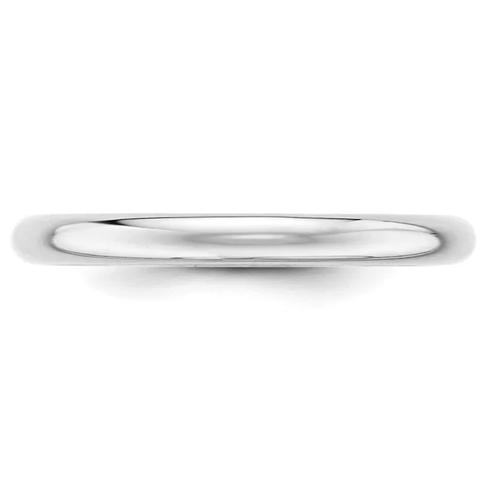 Goldia Rings Solid 14K White Gold 25mm Half Round MensWomens Wedding Band Ring Size 13 Goldia Rings Solid 14K White Gold 25mm Half Round MensWomens Wedding Band Ring Size 13