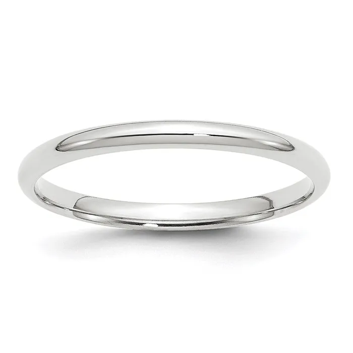 Goldia Rings Solid 14K White Gold 2mm Light Weight Comfort Fit MensWomens Wedding Band Ring Size 95 Goldia Rings Solid 14K White Gold 2mm Light Weight Comfort Fit MensWomens Wedding Band Ring Size 95