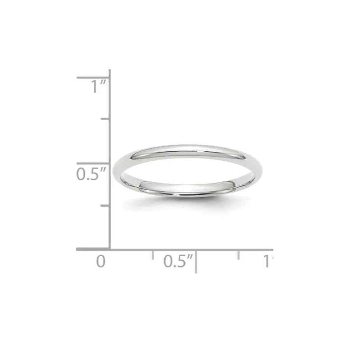 Goldia Rings Solid 14K White Gold 2mm Light Weight Comfort Fit MensWomens Wedding Band Ring Size 95 Goldia Rings Solid 14K White Gold 2mm Light Weight Comfort Fit MensWomens Wedding Band Ring Size 95