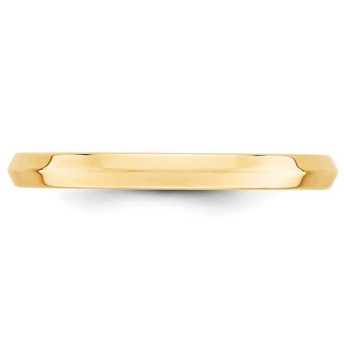 Goldia Rings Solid 14K Yellow Gold 25mm Knife Edge Comfort Fit MensWomens Wedding Band Ring Size 65 Goldia Rings Solid 14K Yellow Gold 25mm Knife Edge Comfort Fit MensWomens Wedding Band Ring Size 65
